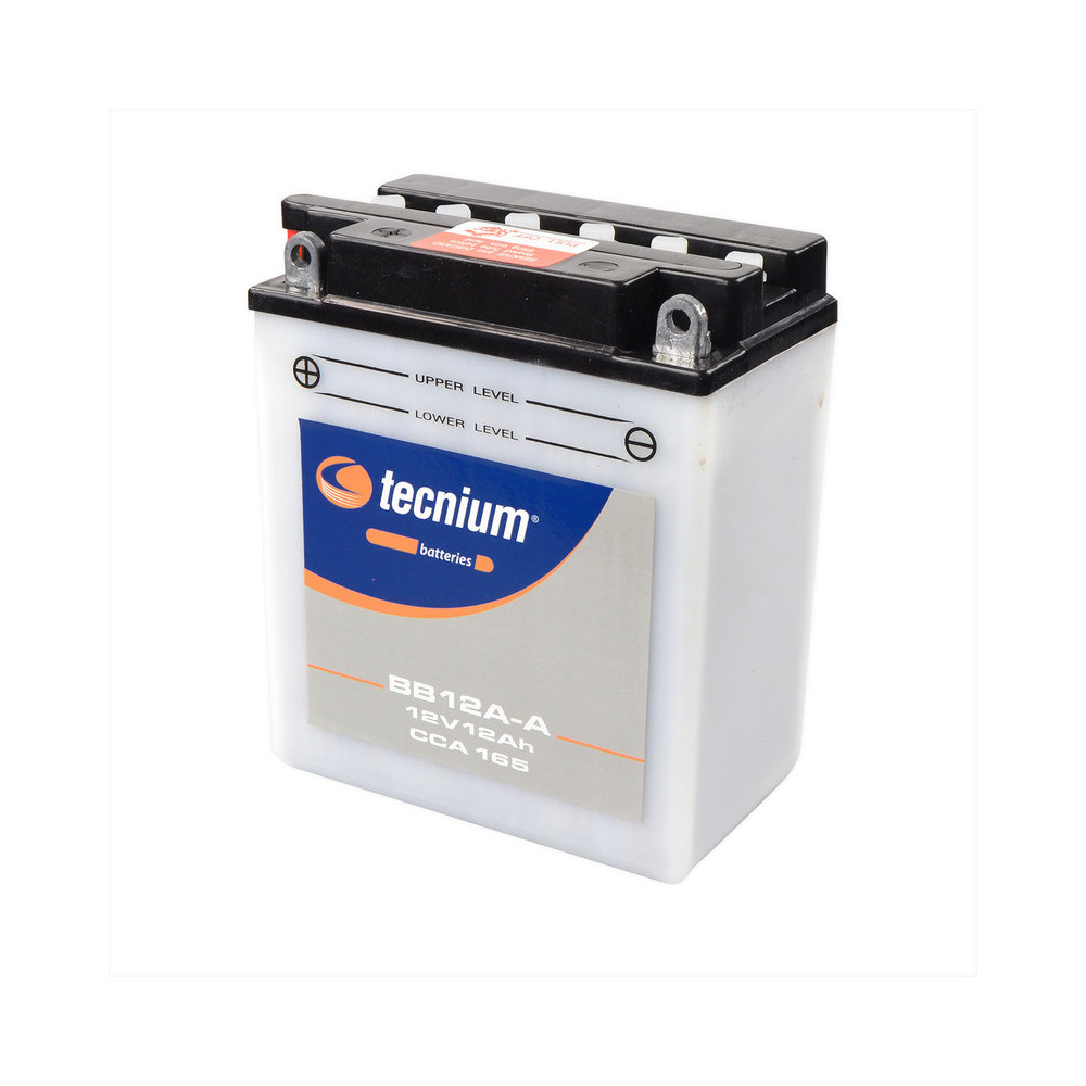 Conventional TECNIUM battery with acid pack - BB12A-A