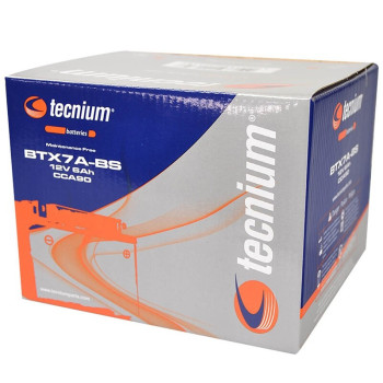 Batterie TECNIUM sans entretien avec pack acide - BTX7A-BS