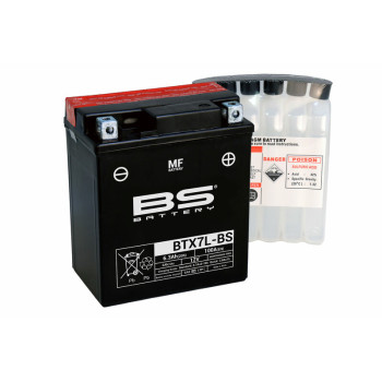 BS BATTERY maintenance-free battery with acid pack - BTX7L-BS
