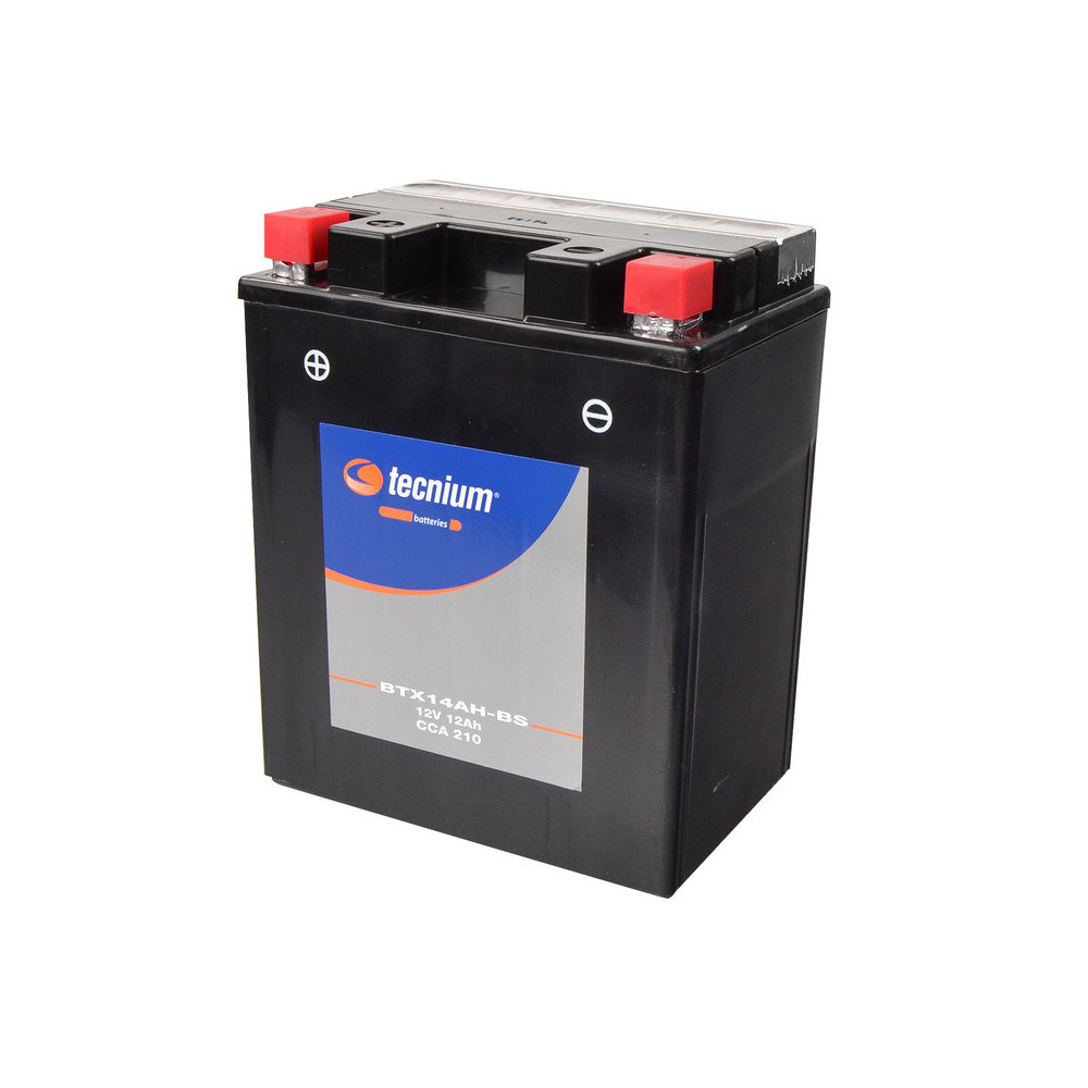 TECNIUM maintenance-free battery with acid pack - BTX14AH-BS