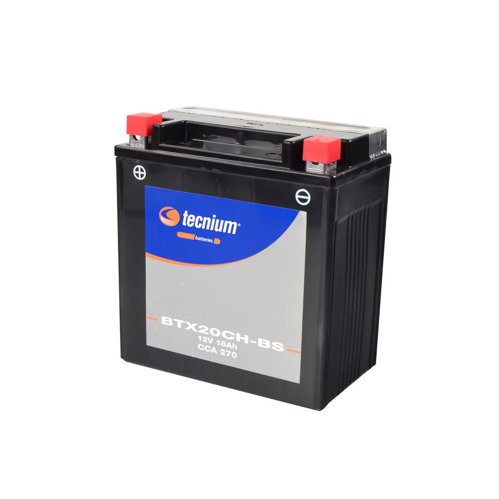 TECNIUM maintenance-free battery with acid pack - BTX20CH-BS