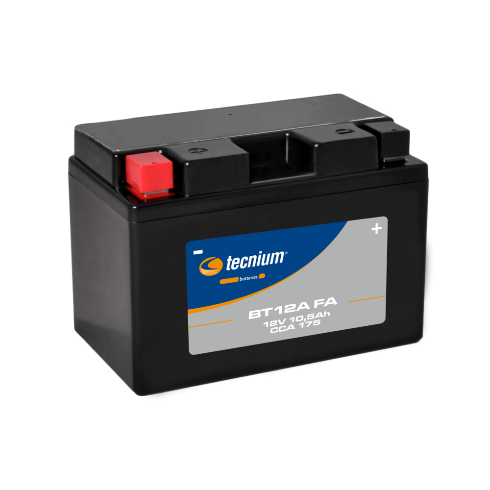 Factory-activated maintenance-free TECNIUM battery - BT12A