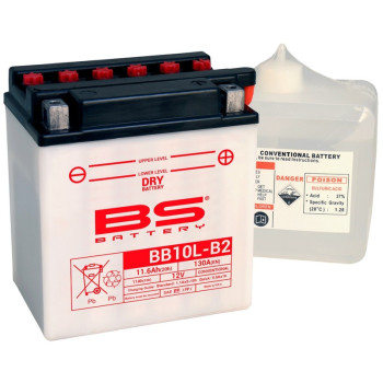BS BATTERY High-performance battery with acid pack - BB10L-B2