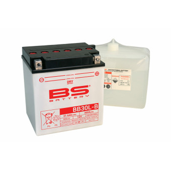 BS BATTERY High-performance battery with acid pack - BB30L-B