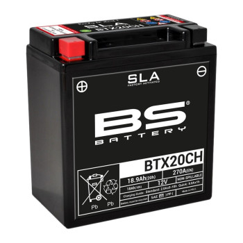 BS BATTERY SLA maintenance-free battery, factory activated - BTX20CH
