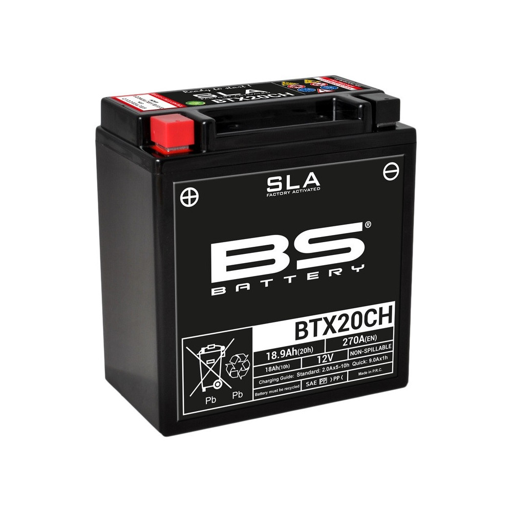 BS BATTERY SLA maintenance-free battery, factory activated - BTX20CH