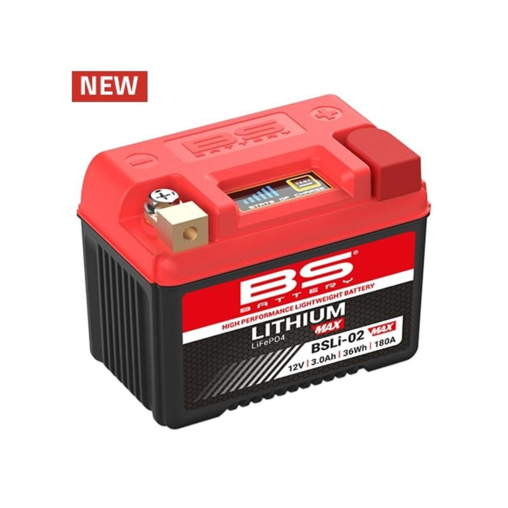 Batterie BS BATTERY Lithium-Ion - BSLI-02 Max