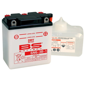 Conventional BS BATTERY with acid pack - 6N6-3B-1