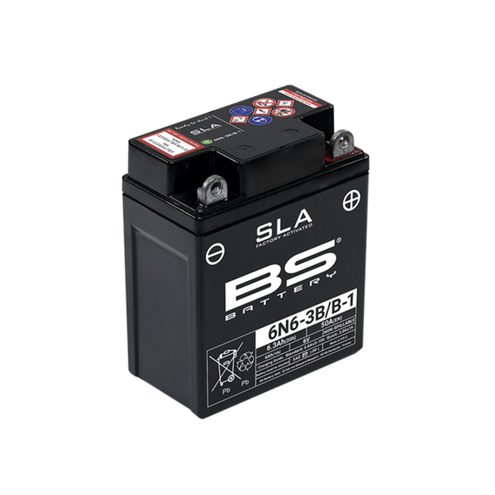 Batterie BS BATTERY SLA sans entretien activé usine - 6N6-3B/B-1