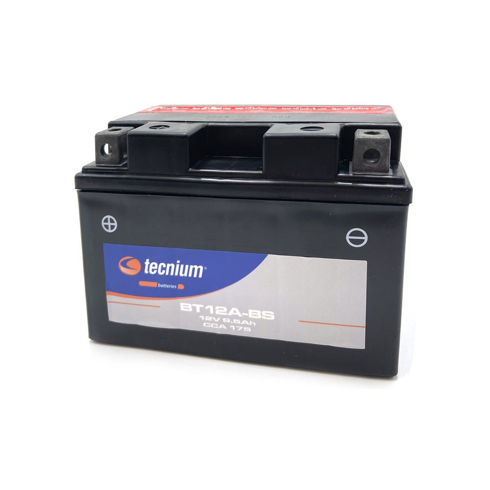 Batterie TECNIUM sans entretien avec pack acide - BT12A-BS
