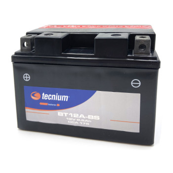 Batterie TECNIUM sans entretien avec pack acide - BT12A-BS
