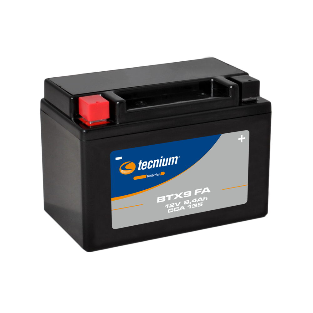 Batterie TECNIUM sans entretien activé usine - BTX9 FA