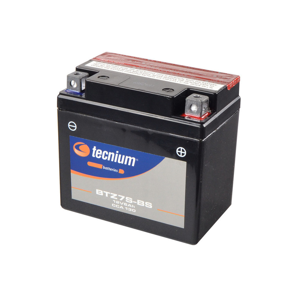 Batterie TECNIUM sans entretien avec pack acide - BTZ7S-BS