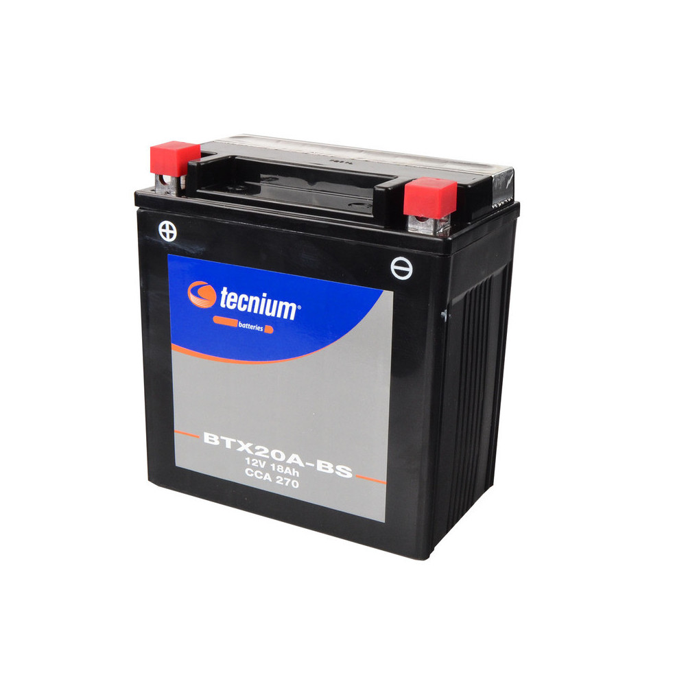 Batterie TECNIUM sans entretien avec pack acide - BTX20A-BS