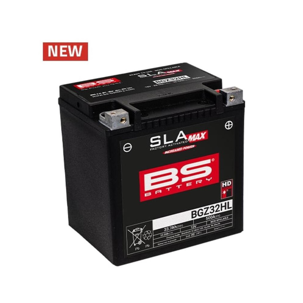 Batterie BS BATTERY SLA Max sans entretien activée usine - BGZ32HL