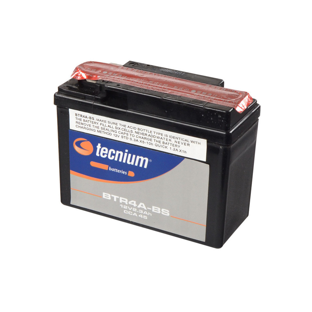 Batterie TECNIUM sans entretien avec pack acide - BTR4A-BS