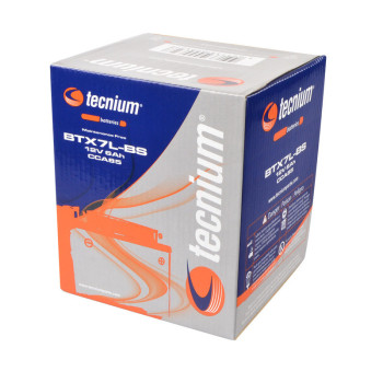 Batterie TECNIUM sans entretien avec pack acide - BTX7L-BS