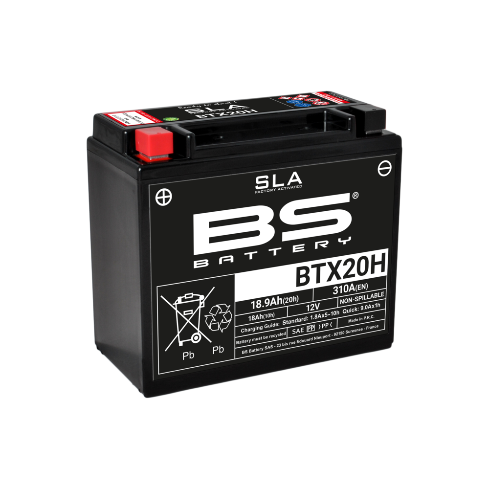 Batterie BS BATTERY SLA sans entretien activé usine - BTX20H