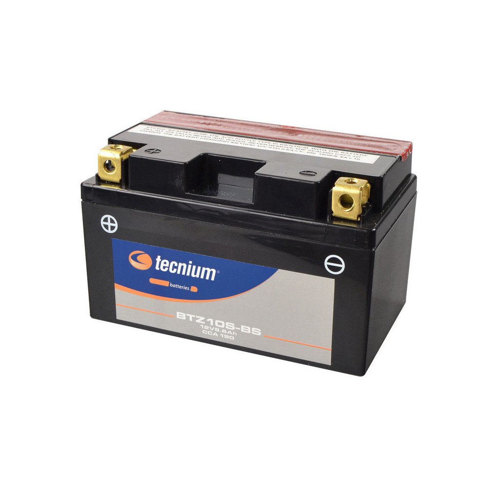 Batterie TECNIUM sans entretien avec pack acide - BTZ10S-BS