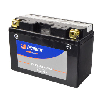 Batterie TECNIUM sans entretien avec pack acide - BT9B-BS