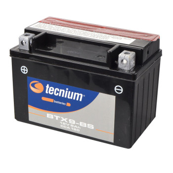 Batterie TECNIUM sans entretien avec pack acide - BTX9-BS