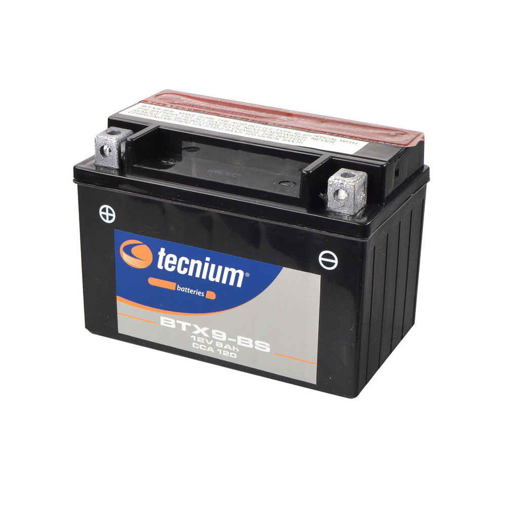 Batterie TECNIUM sans entretien avec pack acide - BTX9-BS