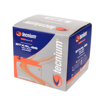 Batterie TECNIUM sans entretien avec pack acide - BTX4L-BS