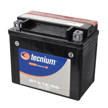Batterie TECNIUM sans entretien avec pack acide - BTX12-BS