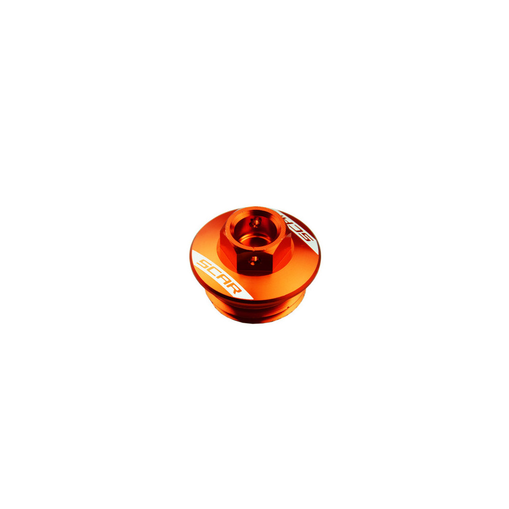 SCAR orange oil pan top plug