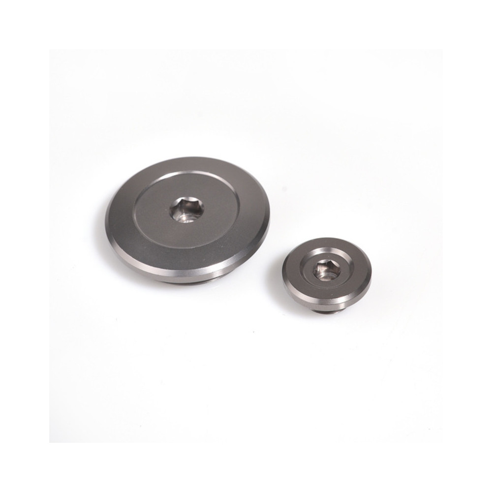 Jeu de bouchons de distribution de moteur RFX Pro (Gris minéral) - Pour Yamaha YZF25/YZF450