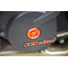Bouchons carter moteur latéraux SCAR orange