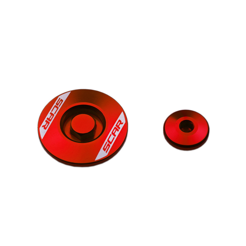 SCAR red side engine casing plugs