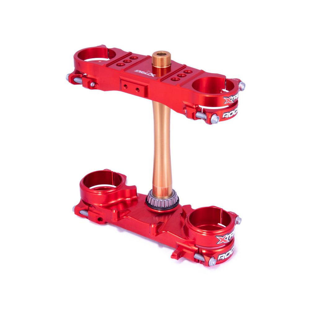 XTRIG ROCS Tech Offset 22 mm fork crown - red Honda CRF250R/450R