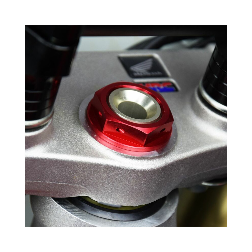 Red SCAR steering column nut