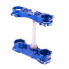 Té de fourche XTRIG ROCS Tech bleu déport 25mm Yamaha YZ250
