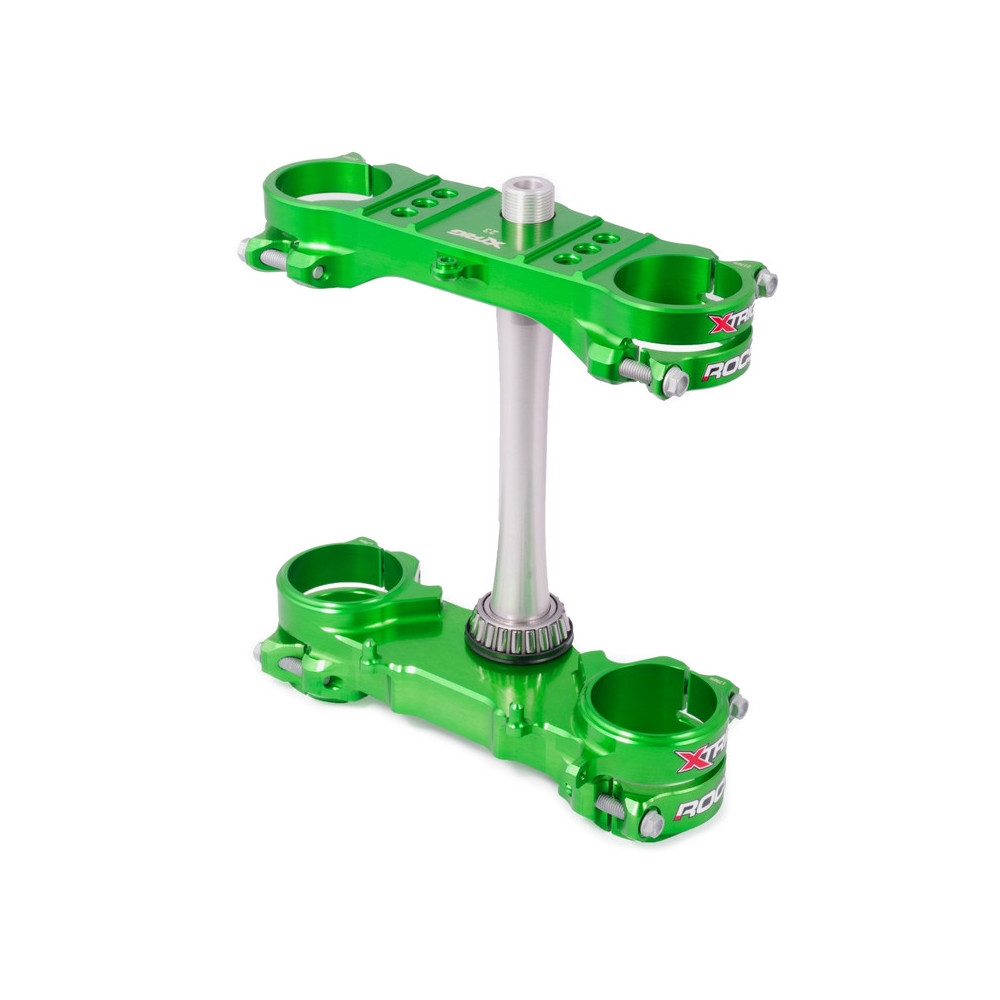 Té de fourche XTRIG ROCS Tech vert offset 23mm