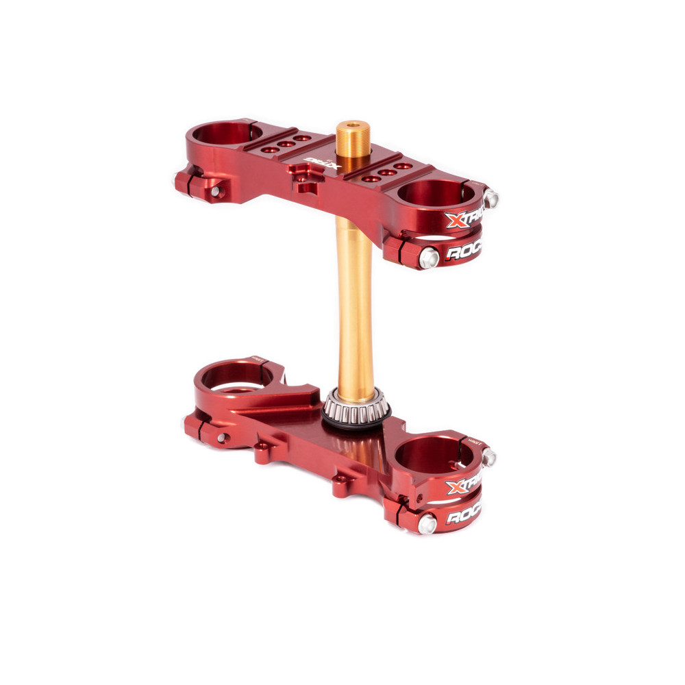 Té de fourche XTRIG ROCS Tech orange offset 25mm