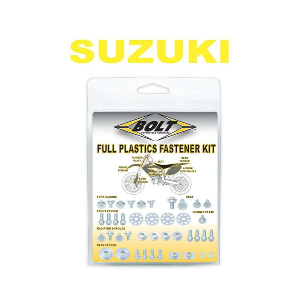Kit visserie plastiques BOLT Suzuki RM-Z450