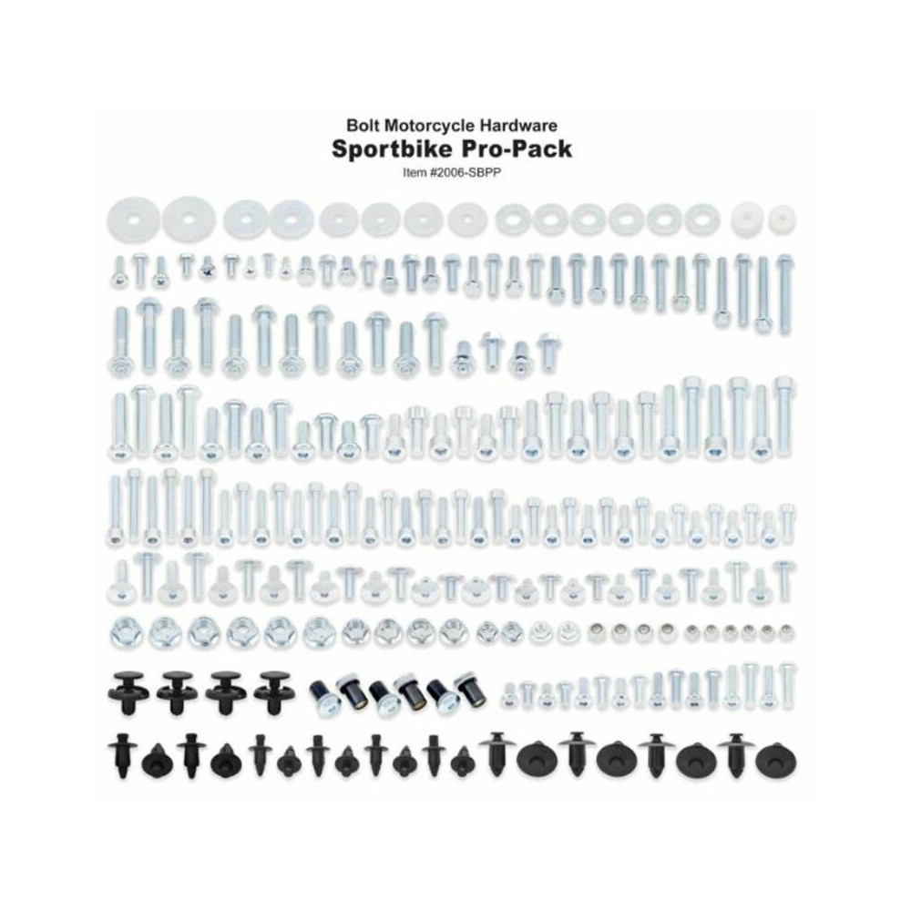 Pro Pack Sportbike Bolt pour sportives Honda/Kawasaki/Suzuki/Yamaha
