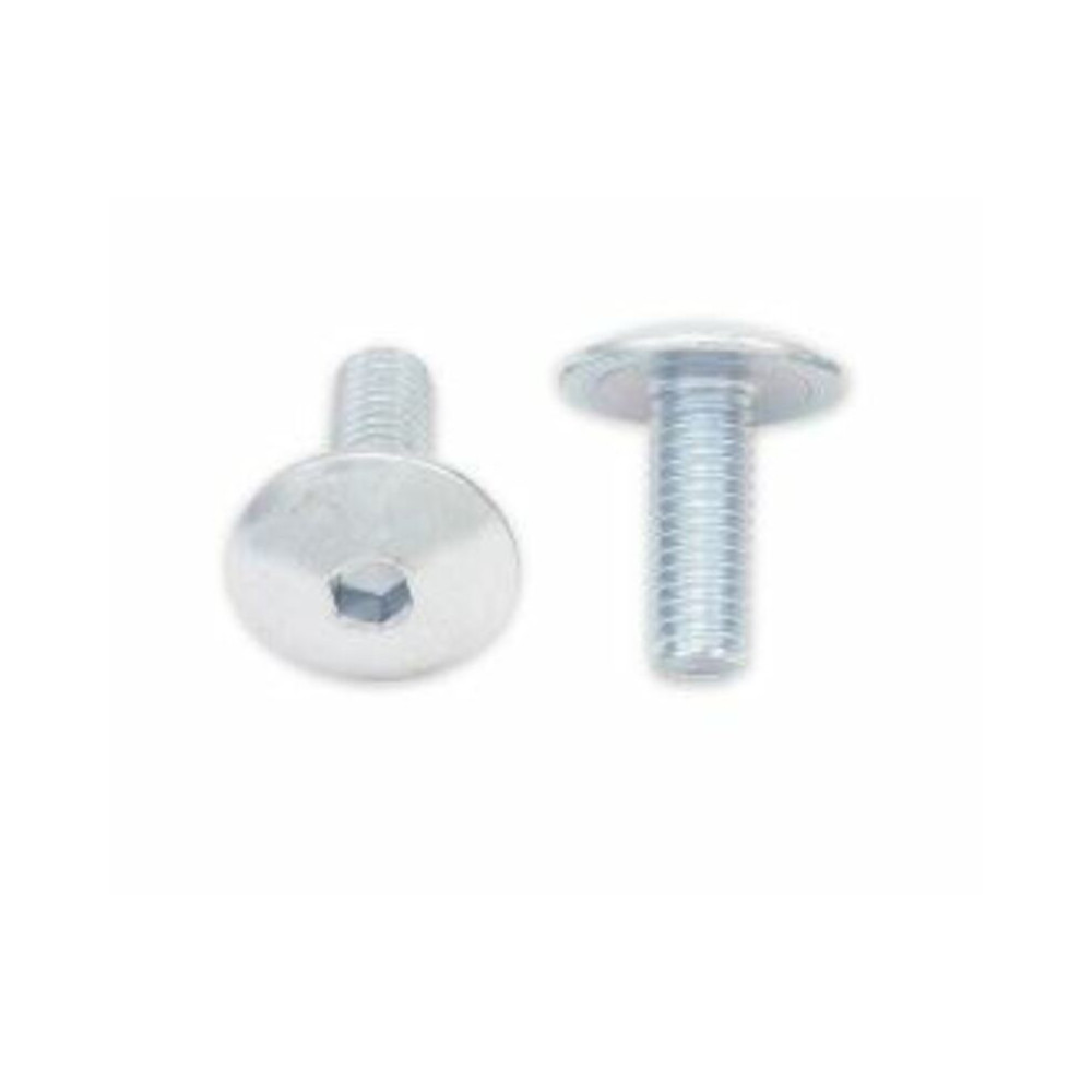 Vis tête bombée plate BOLT M6x1x16mm 10 pièces
