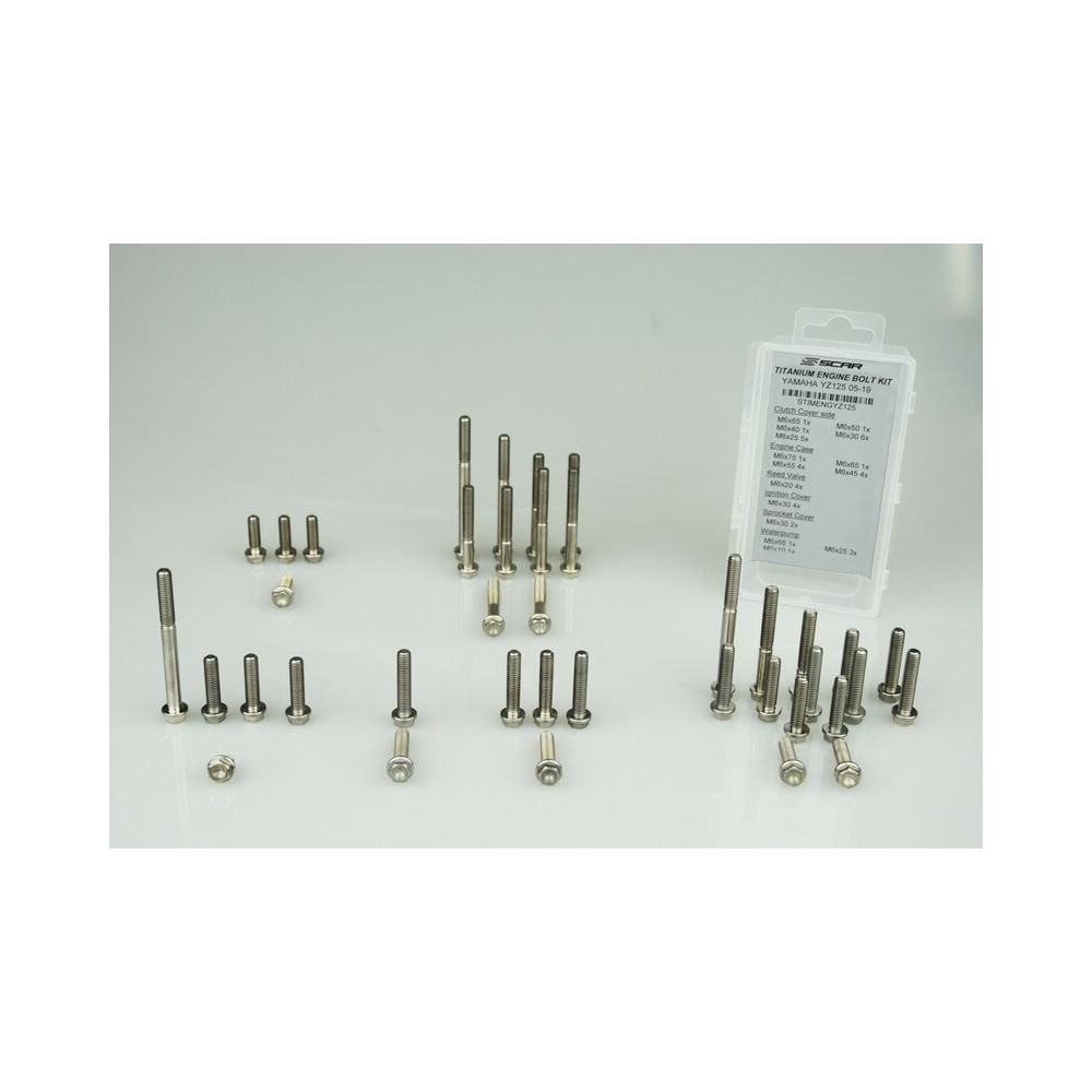 Kit vis moteur SCAR titane 40 vis