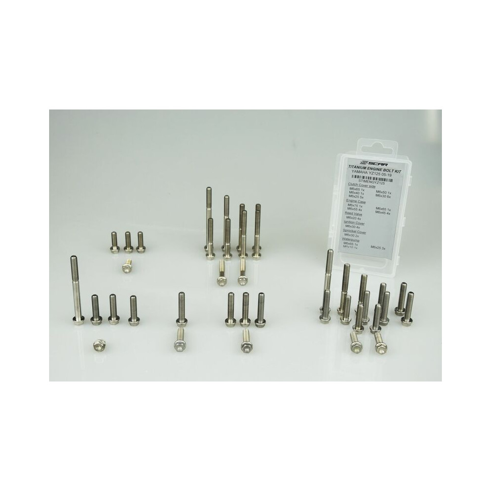 Kit vis moteur SCAR 48 vis titane