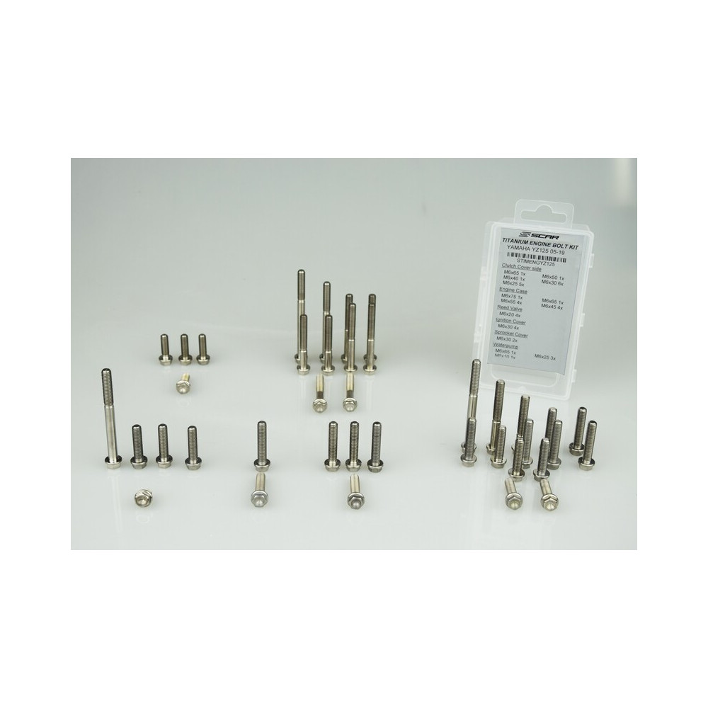 Kit vis moteur SCAR 48 vis titane