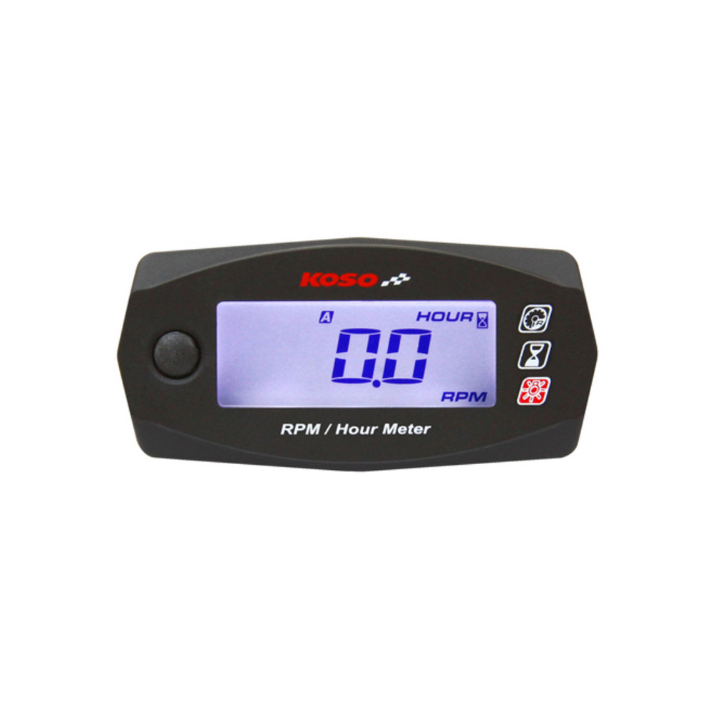 Compteur d'heure + compte tour KOSO Mini Style universel