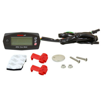 Compteur d'heure + compte tour KOSO Mini Style universel