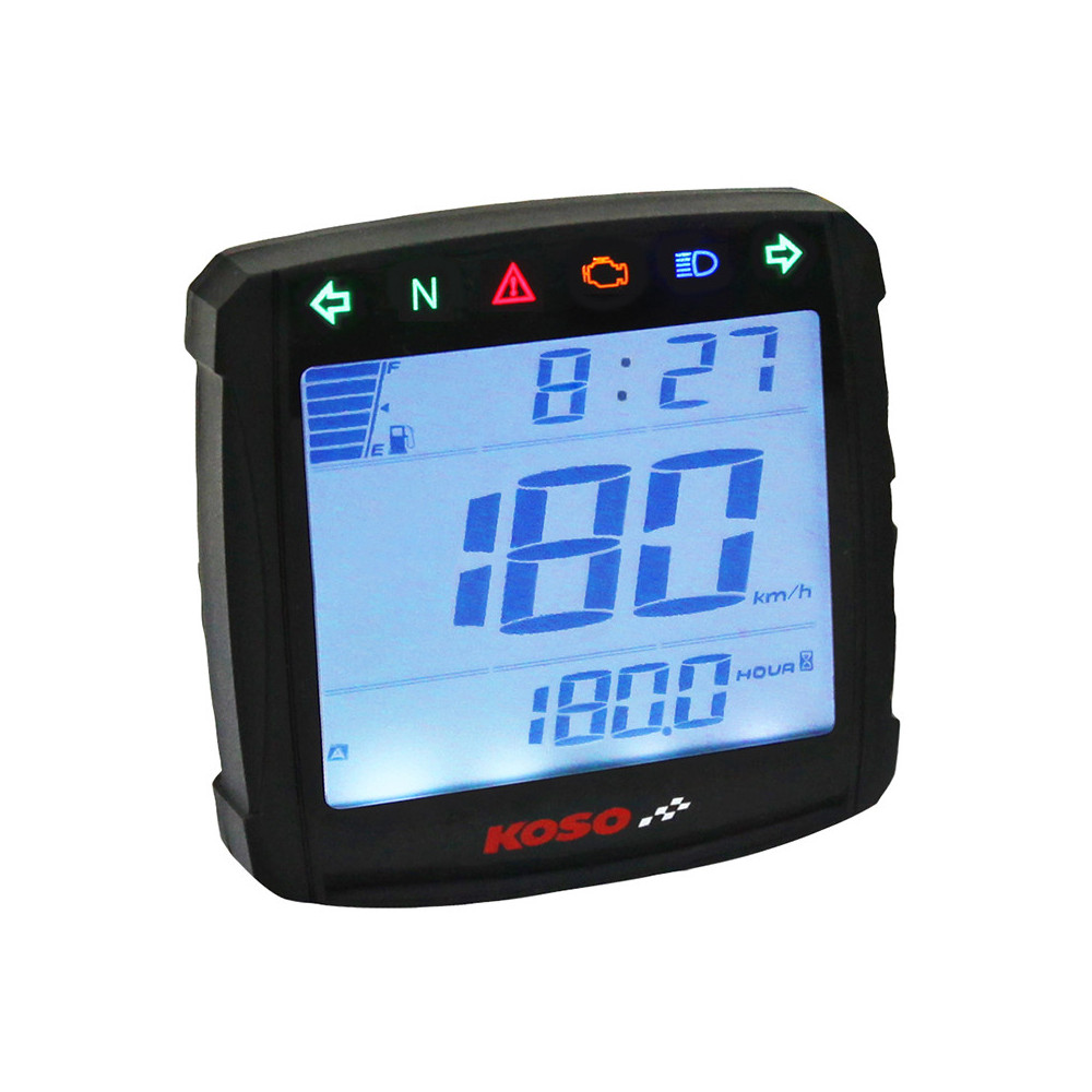 Compteur digital KOSO XR-S 01 mutlifonctions universel