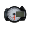 Tachymètre KOSO RX2NR+ avec thermomètre et alarme de température - shiftlight
