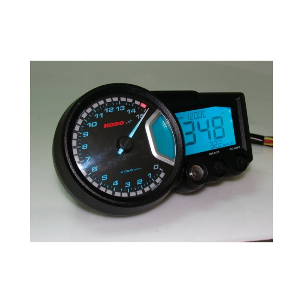 Compteur digital mutlifonctions KOSO RX2N GP Style universel