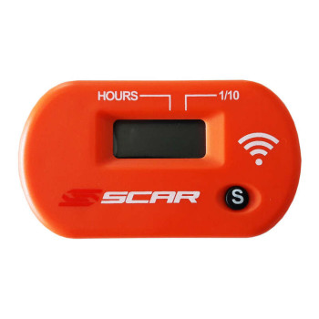 SCAR Wireless Hour Meter with Orange Velcro