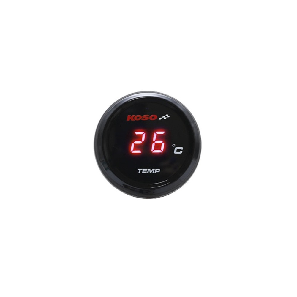 Compteur de température d'eau KOSO i-GEAR affichage bleu
